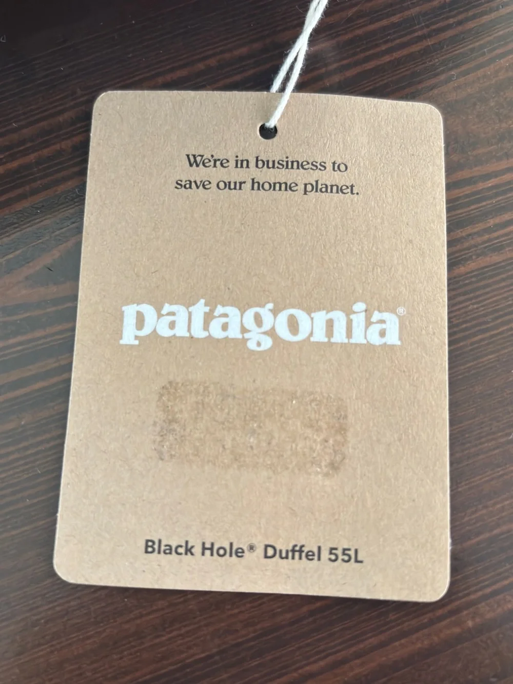 Patagonia Black Hole Duffel 55L in Tinamou Tan